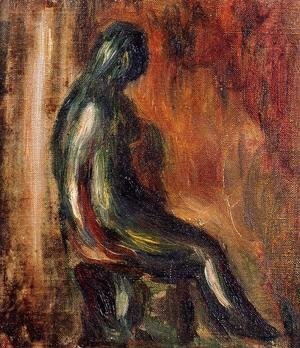 Pierre Auguste Renoir - Study Of A Statuette By Maillol