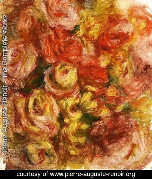 Pierre Auguste Renoir - Study Of Flowers