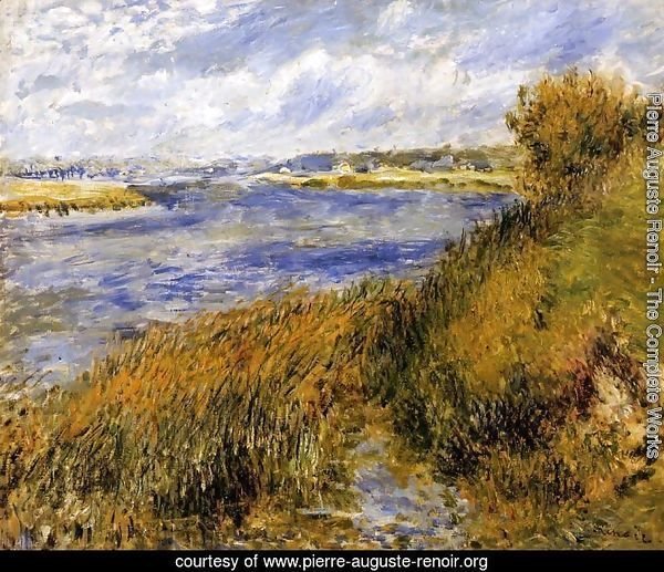 The Banks Of The Seine At Champrosay