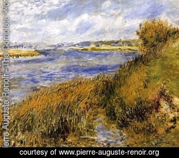 Pierre Auguste Renoir - The Banks Of The Seine At Champrosay