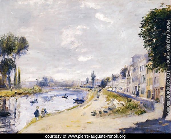 The Banks Of The Seine  Bougival