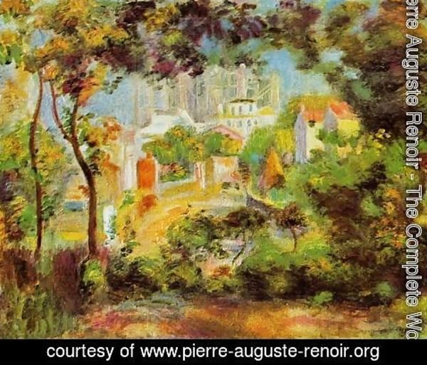 Pierre Auguste Renoir - The Building Of Sacred Heart