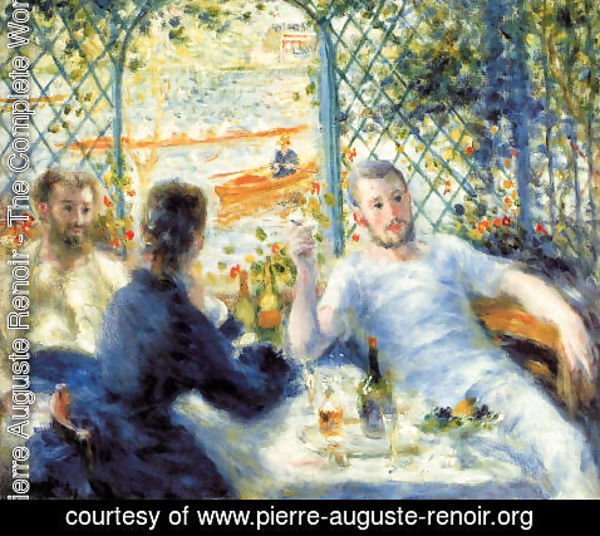Pierre Auguste Renoir - The Canoeists Luncheon
