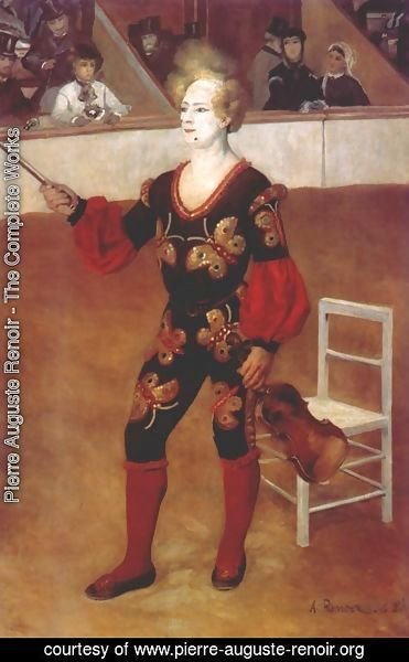 Pierre Auguste Renoir - The Clown Aka James Bollinger Mazutreek