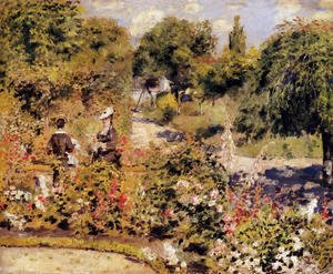 Pierre Auguste Renoir - The Garden At Fontenay