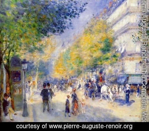 Pierre Auguste Renoir - The Great Boulevards