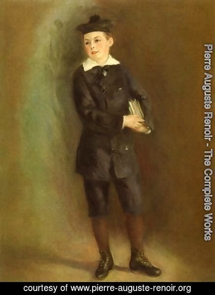 Pierre Auguste Renoir - The Little School Boy