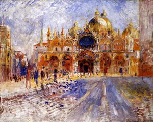 Pierre Auguste Renoir - The Piazza San Marco  Venice