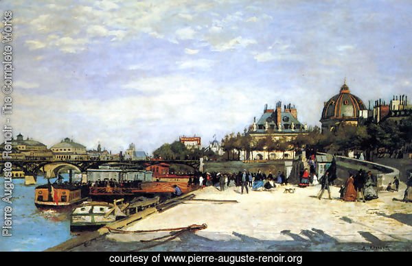 The Pont Des Arts And The Institut De France