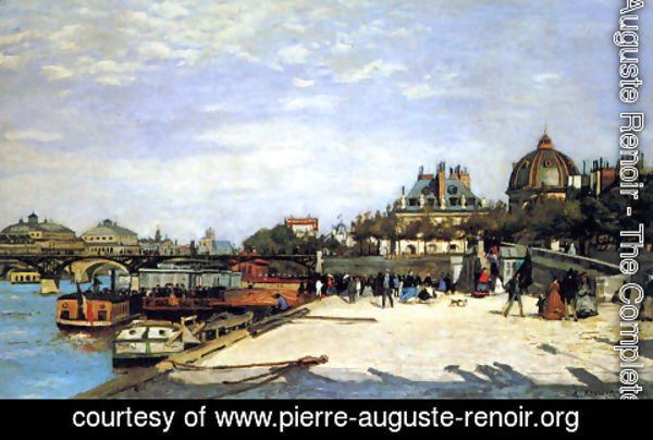Pierre Auguste Renoir - The Pont Des Arts And The Institut De France