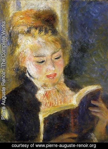 Pierre Auguste Renoir - The Reader Aka Young Woman Reading A Book