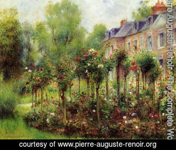 Pierre Auguste Renoir - The Rose Garden At Wargemont