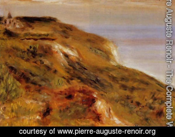 Pierre Auguste Renoir - The Varangeville Church And The Cliffs