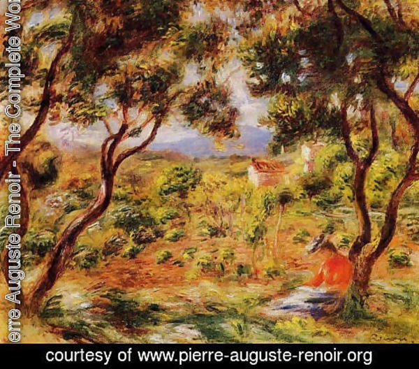 Pierre Auguste Renoir - The Vineyards Of Cagnes