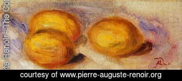 Pierre Auguste Renoir - Three Lemons