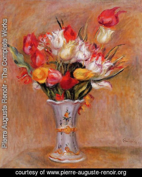 Pierre Auguste Renoir - Tulips