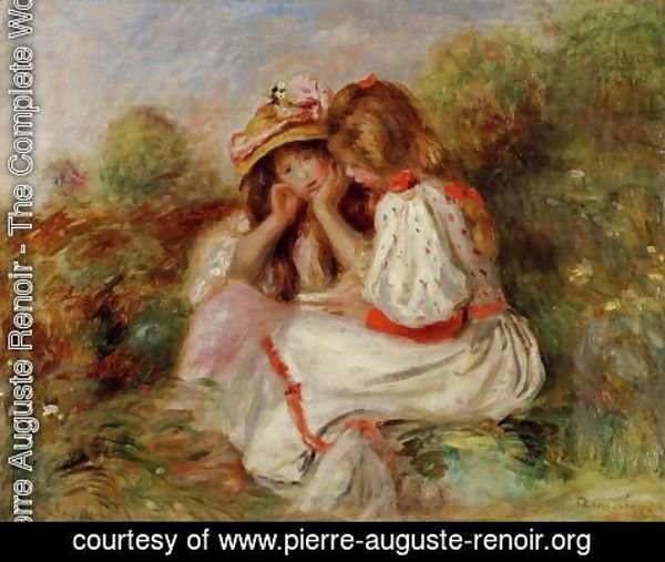 Pierre Auguste Renoir - Two Little Girls