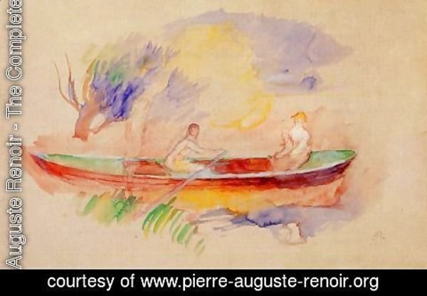 Pierre Auguste Renoir - Two Women In A Rowboat