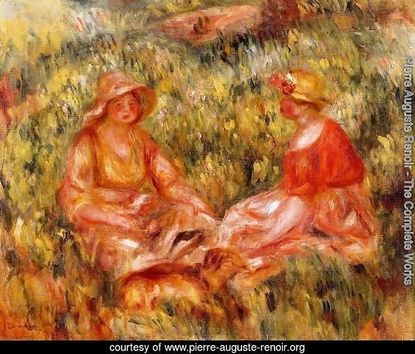 Two Women In The Grass