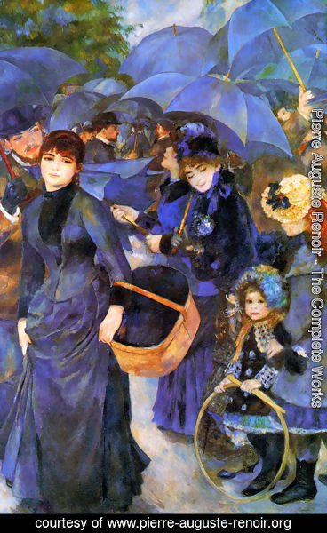 Pierre Auguste Renoir - Umbrellas