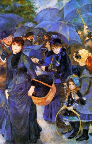 Pierre Auguste Renoir - Umbrellas