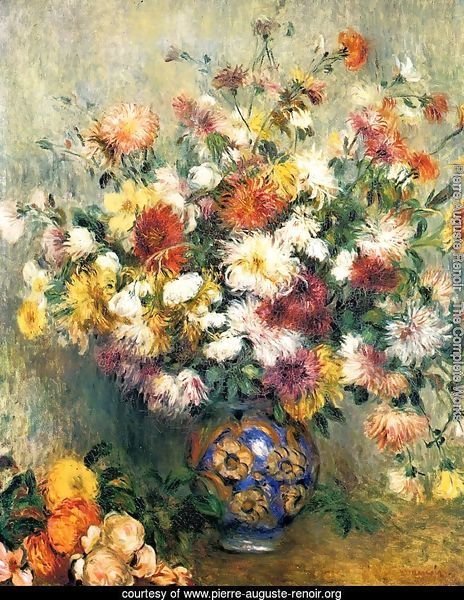 Vase Of Chrysanthemums2
