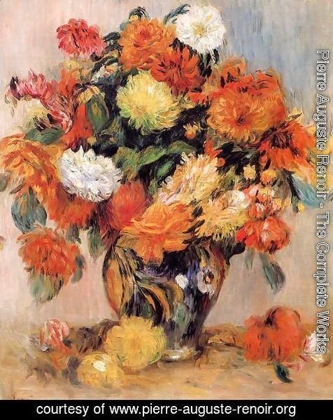 Pierre Auguste Renoir - Vase Of Flowers