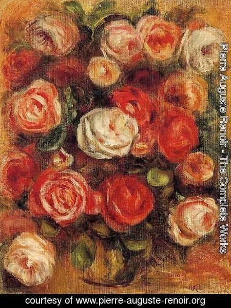 Pierre Auguste Renoir - Vase Of Roses2