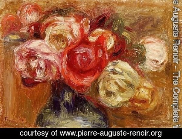 Pierre Auguste Renoir - Vase Of Roses3