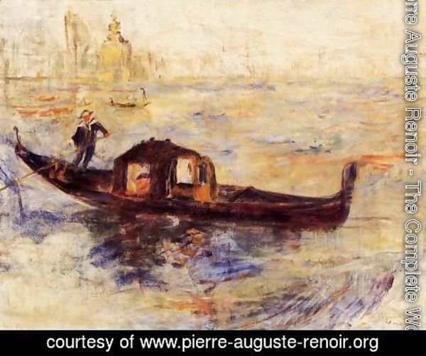 Pierre Auguste Renoir - Venetian Gondola