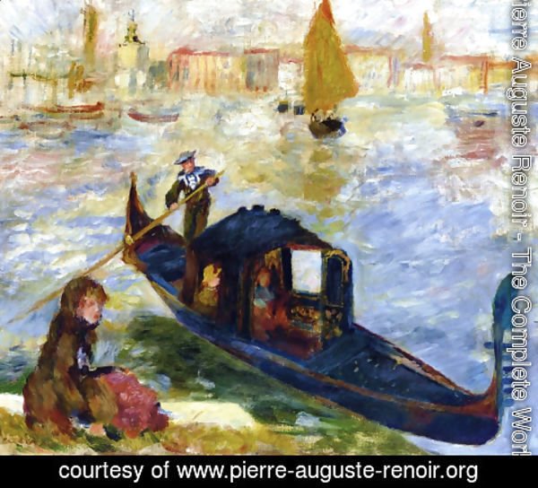 Pierre Auguste Renoir - Venetian Gondola2