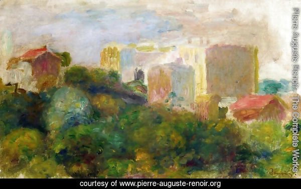 View From Renoirs Garden In Montmartre