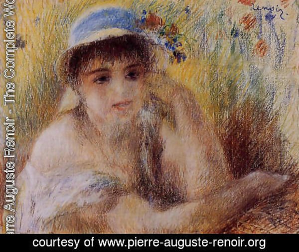 Pierre Auguste Renoir - Woman In A Straw Hat2