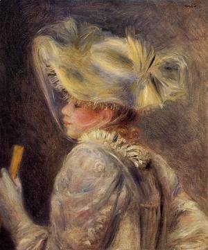 Pierre Auguste Renoir - Woman In A White Hat
