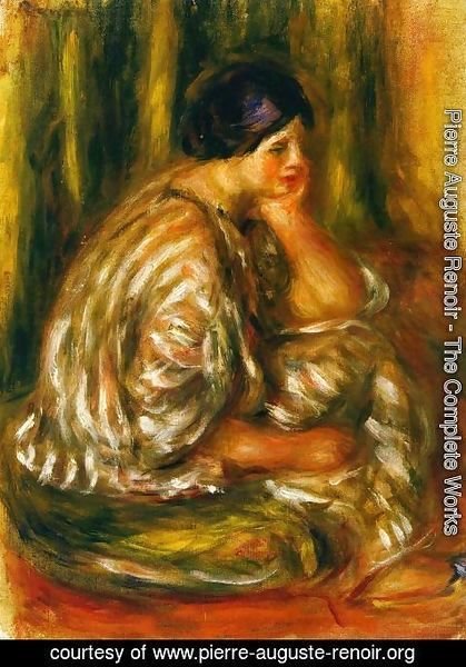 Pierre Auguste Renoir - Woman In An Oriental Costume