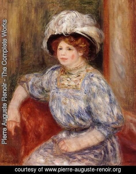 Pierre Auguste Renoir - Woman In Blue