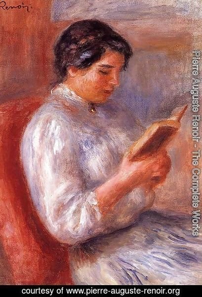 Pierre Auguste Renoir - Woman Reading2