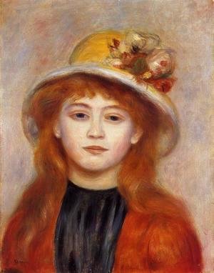 Pierre Auguste Renoir - Woman Wearing A Hat
