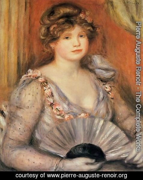 Pierre Auguste Renoir - Woman With A Fan