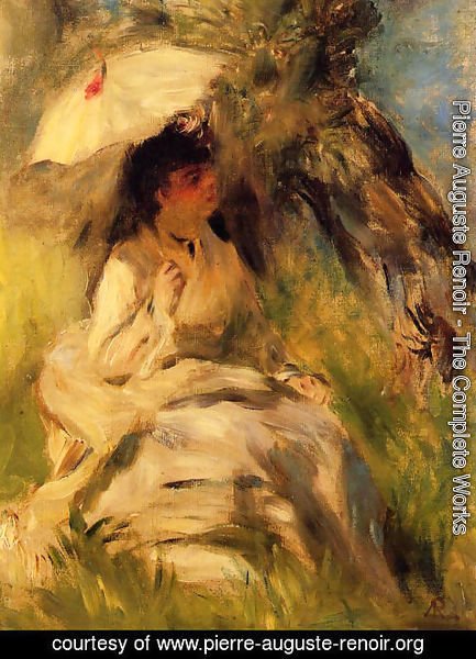 Pierre Auguste Renoir - Woman With A Parasol