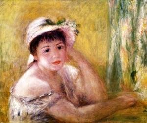 Pierre Auguste Renoir - Woman With A Straw Hat