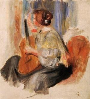 Pierre Auguste Renoir - Woman With Guitar