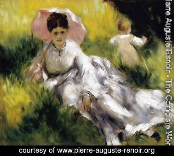 Pierre Auguste Renoir - Woman With Parasol