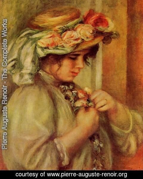 Pierre Auguste Renoir - Young Girl In A Hat