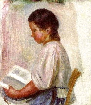 Pierre Auguste Renoir - Young Girl Reading3