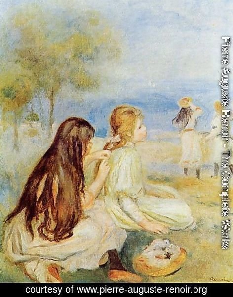 Pierre Auguste Renoir - Young Girls By The Sea 2