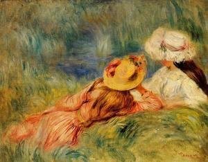Pierre Auguste Renoir - Young Girls By The Water