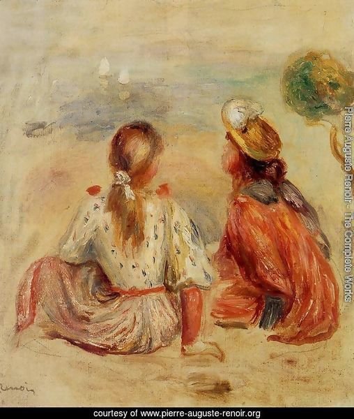 Young Girls On The Beach