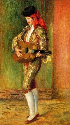 Pierre Auguste Renoir - Young Guitarist Standing