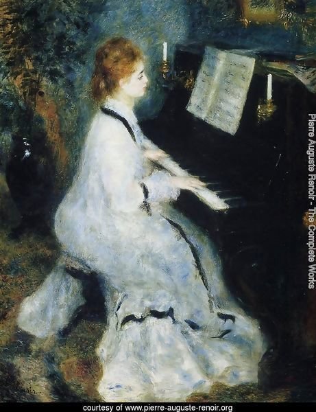 Young Woman At The Piano